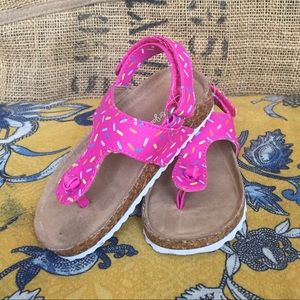 Toddler Girls Sandals (Toddler Size 7)